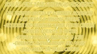 528 HZ PURE TONE SOLFEGGIO FREQUENCYquotMIRACLEquotTONEHEALS amp REPAIRS DNA SOLAR PLEXUS CHAKRA TUNEUP [upl. by Gebelein951]