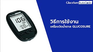 MANUAL Glucosure Autocode วิธีการใช้งานเครื่องวัดน้ำตาล [upl. by Cyrilla761]