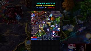 Oliveira vs Serral  Semifinal ESL SC2 Masters Spring 2024 Shorts Starcraft Highlight 12 [upl. by Tanya]