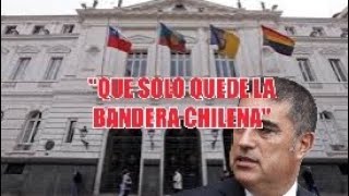 DESBORDES MANDA A RETIRAR TODAS LAS BANDERAS QUE NO SEAN LA DE CHILE [upl. by Frederich]