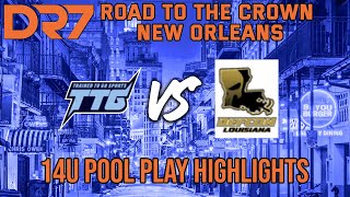 7on7 Football Highlights  DEFCON Louisiana 14u Dominates TTG Sports in Pool Play at DR7 NOLA DR7 [upl. by Pappano]