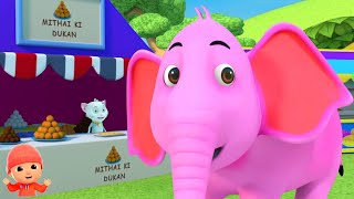 Hathi Dada Hathi Dada  हाथी दादा  Bachha Party Nursery Rhymes and Kids Songs [upl. by Androw]