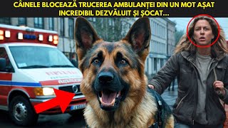 CÂINELE BLOCEAZĂ TRUCEREA AMBULANȚEI DIN UN MOT AȘAT INCREDIBIL DEZVĂLUIT ȘI ȘOCAT [upl. by Sheree]