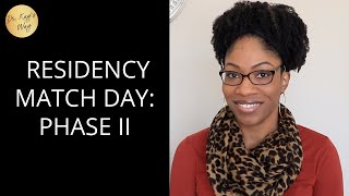 Pharmacy Residency Match Day  What to Expect amp What to Do If You DONT MATCH  Applying in Phase II [upl. by Bury]