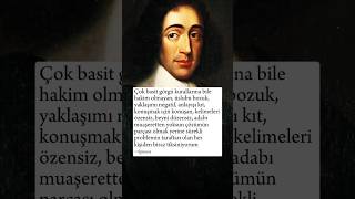 Spinoza Çok basit görgüfelsefe [upl. by Cissy]