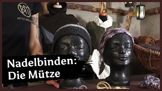 Nadelbinden Eine Mütze für den Herbst  Tutorial mit dem Oslostich [upl. by Jacquenette]