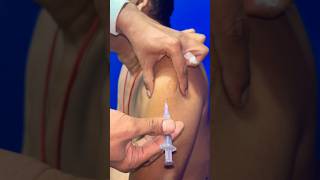 Titanus intramuscular injection 💉😱doctor trendingshorts viralshorts [upl. by Arimihc931]