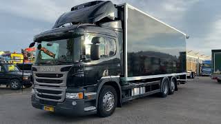 V824 Scania P280 6x42 Sleepcab Euro6  KoelVriesBak 79m  Carrier Supra 1150MT  Laadklep 2000kg [upl. by Nugent]