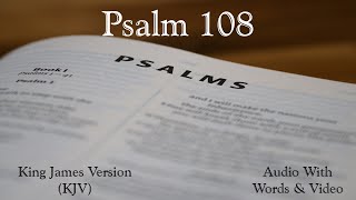 Psalm 108  King James Version KJV Audio Bible [upl. by Akedijn]