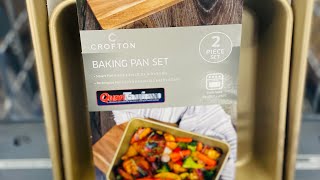 ALDI Crofton Baking Pan Set  ALDI Crofton Baking Pan Set Review [upl. by Asilehs]