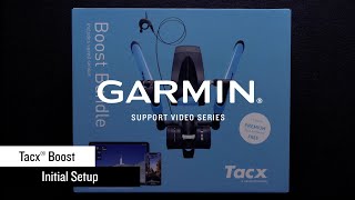 Garmin Support  Tacx® Boost  Setup [upl. by Tamma]