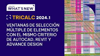 GRAITEC Tricalc 20241 Ventanas de selección múltiple de elementos [upl. by Shelly]