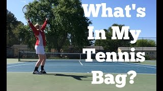 Whats In My Tennis Bag  MadiRobertson [upl. by Immij142]