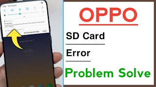 OPPO SD Card Error Problem Solve [upl. by Tegirb624]