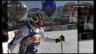 Alpine ski 2004 Kitzbuhel Abfahrt [upl. by Chisholm]