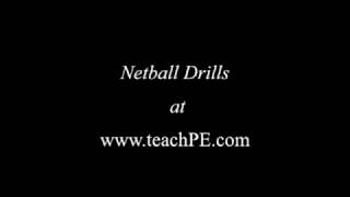 Netball Drill  Whole Court Play  Banding Level 2 [upl. by Annawik]