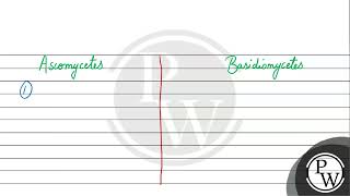 How ascomycetes are different from basidiomycetes W [upl. by Jorge]