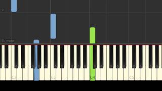 Le Temps Des Cathedrales  Easy Piano Music  EASY [upl. by Annamaria]