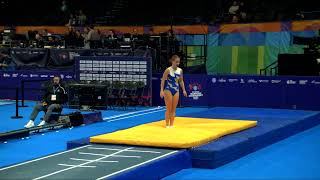 KVACHENKO Ruslana UKRW2023 Trampoline WorldsQualificationTumblingR2 [upl. by Oballa548]