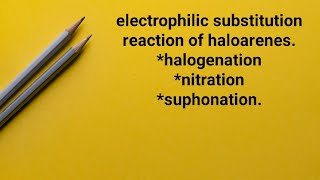 Electrophilic substitution reaction of chlorobenzene [upl. by Caron]