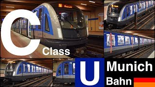 U Bahn in Munich  C class [upl. by Leciram172]