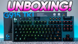 Logitech G915 TKL Unboxing Sound Test MOST EXPENSIVE Low Profile Keyboard Worth It [upl. by Netneuq]