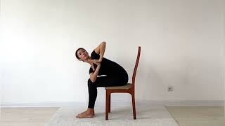 Seated Twist with Arm Lift [upl. by Aivlys]