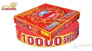 Diwali Crackers  Buy Crackers Online  10000 Wala Standard Fireworks [upl. by Sucramel]