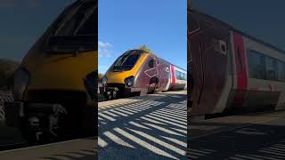 HIGH SPEED cross country voyager 220018 micklefield train [upl. by Eitsyrk]