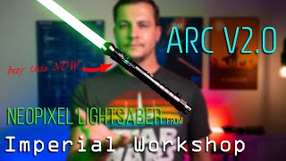 Arc V20  Imperial Workshop Neopixel Lightsaber Review [upl. by Nnael744]