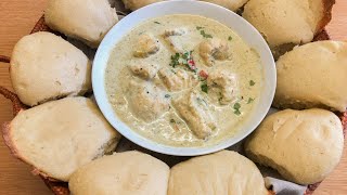 How to make Muufo Baraawa iyo Maraq  Bravanese Bread amp Creamy Monk Fish stew [upl. by Kciregor646]