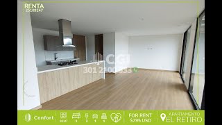 APARTAMENTO EN EL RETIRO 25109247 [upl. by Joyann]