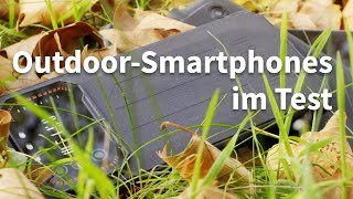 6 OutdoorSmartphones im Test  Samsung Cat IIIF150 Nokia Ulefone Gigaset [upl. by Aisorbma565]