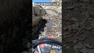 Road hi bawasir hai😂 kaza spiti offroad mountains nature view youtubeshorts shortsfeed [upl. by Attenat991]