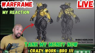 WARFRAME  TENNOCON 2024 MY REACTION  LIVE  JOIN ME  AND A LIL GRINDING [upl. by Adelpho]