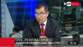 Alan García Pérez defensor legal de la PNP asegura que intervención policial quotfue prudentequot [upl. by Nipha132]