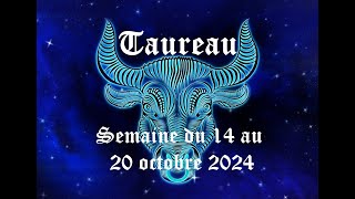 Taureau  Guidance du 14 au 20 octobre 2024 Energies stagnantes côté relationnel patience patience [upl. by Aiyotal]