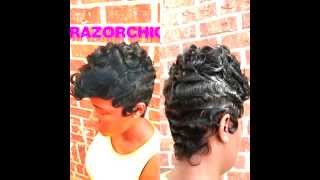 Beautiful Wave Technique by Razor Chic of Atlanta [upl. by Husha551]