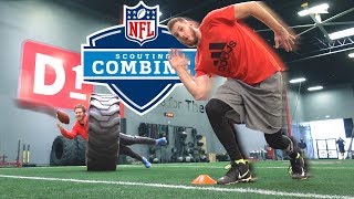 Beating NFL Players Records FOOTBALL CHALLENGE [upl. by Suvart]