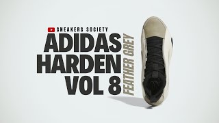 FEATHER GREY 2024 Adidas Harden 8  DETAILED LOOK  PRICE [upl. by Skrap]