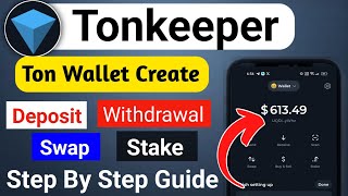 Tonkeeper Wallet  How To Create Tonkeeper Wallet  Tonkeeper Wallet Create  Ton Wallet [upl. by Areek]