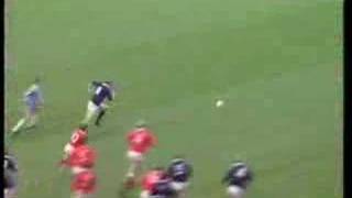 Jonathan Davies Try Wales vs Scotland National Stadium 1988 [upl. by Enttirb878]