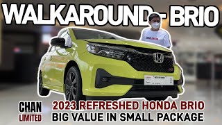 2023 Honda Brio Facelift  Walkaround  New Features and Upgrades [upl. by Allegna]