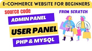 ECommerce Website using PHP and MySQL for beginners  ecommerce website in PHP in HindiUrdu [upl. by Willner480]