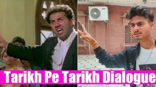 Damini 1993 Sunny Deol Tarikh Pe Tarikh Dialogue  Amrish Puri  Vp film [upl. by Pelmas]