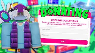 🔴 LIVE Donating To Subscribers in Pls Donate ROBLOX [upl. by Tichonn618]