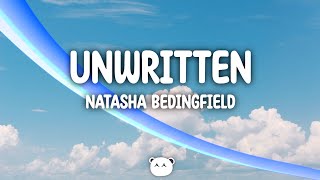 Natasha Bedingfield  Unwritten Lyrics [upl. by Sinclare673]