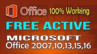 Activate Office 2013 or 2016 for FREE by hand  Without any software [upl. by Aihcila]