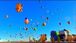 Albuquerque Balloon Fiesta Mass Descension Timelapse [upl. by Symons]