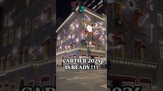 😳 Cartier 2024 is READY 🎉 and it will feature an incredible light show ✨️ [upl. by Nagrom]